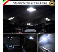 KIT LED INTERNI FIAT 500L LIVING MEDIUM PACK CANBUS NO ERROR 6000K BIANCO