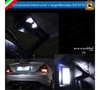 KIT LED INTERNI + LUCI TARGA MERCEDES SLK R170 KIT DI CONVERSIONE COMPLETA 6000K