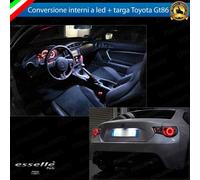 KIT LED INTERNI + LUCI TARGA TOYOTA GT86 KIT DI CONVERSIONE COMPLETA 6000K