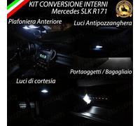 KIT LED INTERNI MERCEDES SLK R171 CONVERSIONE COMPLETA CANBUS NO ERROR 6000K