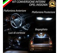 KIT LED INTERNI OPEL INSIGNIA ST CONVERSIONE INTERNA A LED COMPLETA CANBUS 6000K