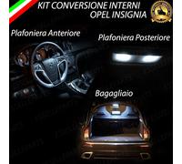 KIT LED INTERNI OPEL INSIGNIA ST PLAFONIERA ANTERIORE+POSTERIORE+BAG. NO ERRORE