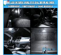 KIT LED INTERNI PER NISSAN JUKE 2 DAL 2019 IN POI COMPLETO 6000K CANBUS NO ERROR