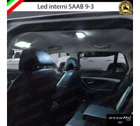KIT LED INTERNI SAAB 9-3 CONVERSIONE ANTERIORE + POSTERIORE 6000K BIANCO
