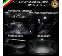 KIT LED INTERNI SPECIFICO BMW SERIE 5 F10 6000K CANBUS NO AVARIA LUCI