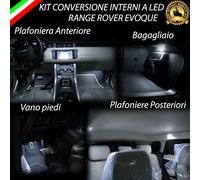 KIT LED INTERNI SPECIFICO PER RANGE ROVER EVOQUE KIT COMPLETO 6000K CANBUS