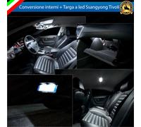 KIT LED INTERNI SSANGYONG TIVOLI KIT CONVERSIONE COMPLETA + LED TARGA 6000K