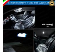 KIT LED INTERNI SUZUKI SX4 MK1 KIT CONVERSIONE COMPLETA + LED TARGA 6000K CANBUS