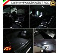 KIT LED INTERNI VOLKSWAGEN T-ROC CONVERSIONE COMPLETA + ALETTE PARASOLE 6000K