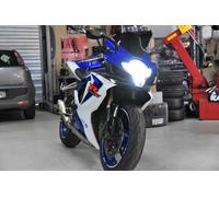 KIT LED PER Suzuki GSX R600 H7+H4+T10 SMD SUPER SLIM 6000K LUCI POTENTI CANBUS