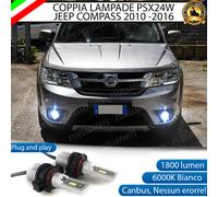 KIT LED PSX24W FIAT FREEMONT FENDINEBBIA 1800 LUMEN CANBUS 6000K BIANCO