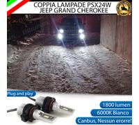 KIT LED PSX24W JEEP GRAND CHEROKEE 2011- 2013 FENDINEBBIA 1800 LUMEN CANBUS