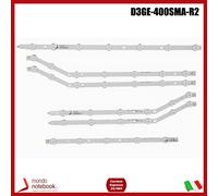 Kit LED retroilluminazione 3 barre TV SAMSUNG 40" HG40NA590 HG40NC450 HG40ND450