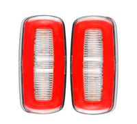 Kit LED Side Marker Light Fender Turn Signal Lamp Reflector Truck Trailer