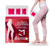 Kit Leggins Drenanti Donna 4 Trattamenti Completi - Collant Bendaggi Riduzione Cellulite Gambe e Glutei, Linfodrenaggio - Comprendono 1 Pantalone Imbibido + 3 Ricariche e Slip Monouso - Made in Italy