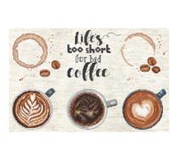 Kit Letistitch per punto croce contato "La vita è troppo breve per un cattivo ca