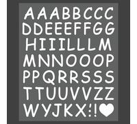 Kit Lettere Adesive Componibili Colore Bianco