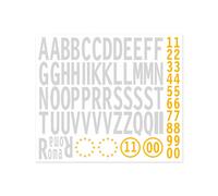 KIT LETTERE ADESIVE TARGA AUTO 1203 PROVINCIA ANNO NUMERI ALFABETICI