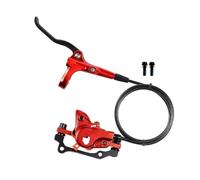 Kit Leva Frizione Accessori per bici CNC, freni idraulici, pinza freno e leva manubrio per MTB, freni a disco per mountain bike(Red Only Rear)
