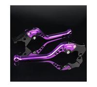 Kit Leva Frizione Per VESPA PX 125 150 200 Star Stella Per LML T5 Leva Freno Frizione Moto Regolabile In Alluminio CNC(Long purple)