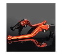 Kit Leva Frizione Per VESPA PX 125 150 200 Star Stella Per LML T5 Leva Freno Frizione Moto Regolabile In Alluminio CNC(Long orange)