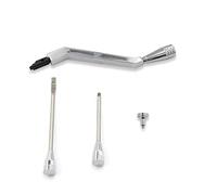 Kit leva piantone sterzo in alluminio di ricambio per colonna GM 1967-1994 Buick Cadillac con leva del cambio, indicatori di direzione, stivali di pericolo inclinabili