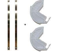 Kit Leva Scorrimento più Freno Porta per Lavastovilgie Whirlpool ADG6916IX