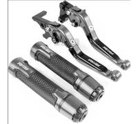 KIT LEVE FRIZIONE E FRENO + MANOPOLE PER YAMAHA YZF R6 1999-2004 GRIGIO