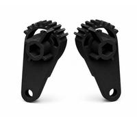 Kit leve per climatizzatore 6447.XA compatibile con Partner (2008-2022), C4 Picasso (2006-2013), Berlingo II - Ingranaggio ventola - Regolatore aria condizionata - A/C (2 pezzi) V2 Nero