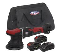Kit Levigatore Orbital Cordless Sealey 20V SV20 Series 125Mm 2 Batts CP20VOPKIT2