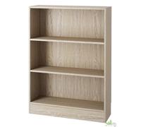 KIT LIBRERIA COL. QUERCIA CM.79X27X107H 2 RIPIANI MENSOLA SCAFFALI UFFICIO CASA