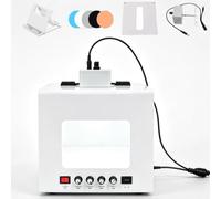 Kit lightbox professionale per fotografia di gioielli Rotazione a 360° | Superiore per studio fotografico posizionamento sospeso o su piano d'appoggio(Black,TB30)