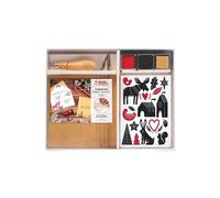 Kit linoleografia - GRAINE CREATIVE - Inverno scandinavo - Multicolore - 10x15 cm - Misto