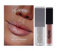 Kit Lip Therapy di Klara per donna - 3 pezzi da 0,18 oz Lip Maximizer Day Plumper da 0,2 oz Lip Glow Oil - Coconut da 0,3 oz Kiss Proof Rossetto