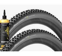 Kit Liquido Sigillante SmartSEAL 125 ml con Coppia (2 unità) Copertone Bici CYCLING 33-622 Cinturato CROSS M Black TechWALL 127 tpi SpeedGRIP CROSS RANGE