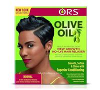 kit lisciante per capelli ORS Olive Oil New Growth No-Lye Hair Relaxer - Normal