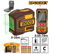 KIT LIVELLA LASER HLL156601 + METRO LASER HLDD0708 0,05-70M