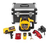 Kit Livellatore Rotante Autolivellante con Telecomando Ricevitore, Livello Automatico a Linea Croce Verticale Orizzontale Autolivellante, Strumento di Allineamento a 360° per Misurazioni Accurate