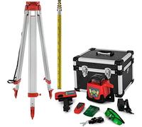 Kit Livello Laser Rotante a 360° Portata 500 m Apparecchiature di misurazione autolivellanti Strumenti di Costruzione per l'industria degli Esterni