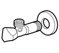 KIT LLAVE DE PASO (3/8" 1/2")-3/8"(1U.)