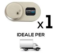 KIT LUCCHETTO DI SICUREZZA ANTIFURTO SINGOLO FISSO SERIE MAXI PER CASSONATI