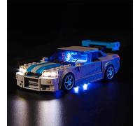 Kit luce compatibile con Lego 76917 Speed Champions Nissan Skyline GT-R (nessun modello Lego), set di illuminazione a LED compatibile con Lego Nissan Skyline GT-R luci giocattolo creative