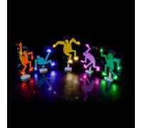 Kit luce compatibile con Lego Keith Haring - Dancing Figures 31216 (nessun modello), set di illuminazione a LED compatibile con Lego Keith Haring - Dancing Figures giocattolo creativo