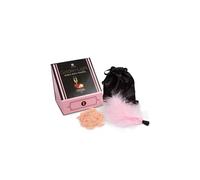 KIT LUCE DORATA POLVERE E PIUMA ALIMENTARE FRIZZANTE ALLA FRAGOLA