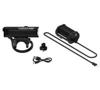 Kit luce frontale lezyne macro drive 1400 infinite light power pack batteria supporto compatibile con gopro