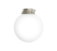 Kit luce in vetro bianco con portalampada, ottone brunito