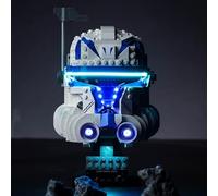 Kit luce LED per casco lego Captain Rex (solo luci), decorazione fai da te per Lego 75349 Star Wars Captain Rex Casco The Clone Wars versione aggiornata