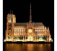 KIT LUCE LED PER LEGO 21061 - PER NOtre-Dame de Paris Modello - Luci personalizzate da assemblare autonomamente per Lego Set di costruzione (Modello Non Incluso)