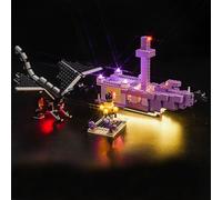 KIT LUCE LED PER LEGO 21264 - PER The Ender Dragon and End Ship Modello - Luci personalizzate da assemblare per Lego Set di costruzione (modello Non incluso)