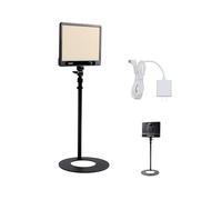 Kit Luce Portachiavi Amaran Verge con Supporto da Scrivania 26W Dimmerabile 2700-6500K, 7 Effetti di Luce Silenzioso, Senza Ventola Controllo Tramite app, USB-C PD, Pannello Luminoso Morbido per Video